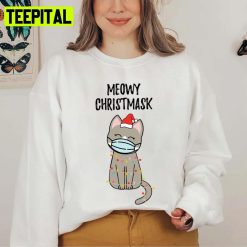 Meowy Christ Cute Wearing Mask Unisex Sweatshirt