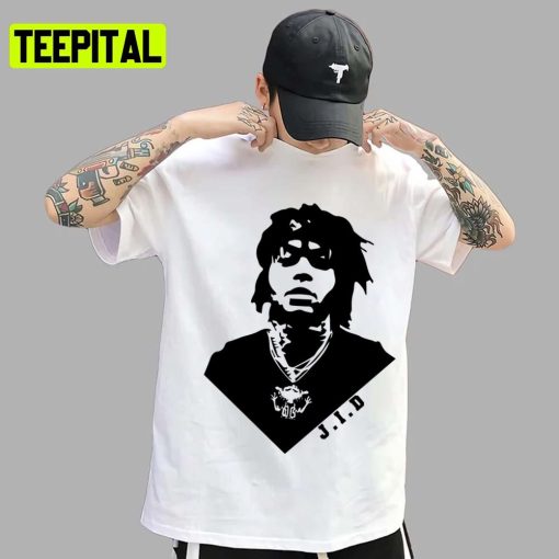 Merch Portrait Rapper Jid Black Art Unisex T-Shirt