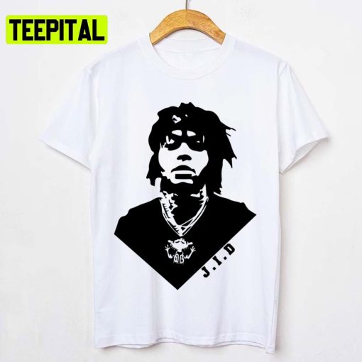 Merch Portrait Rapper Jid Black Art Unisex T-Shirt