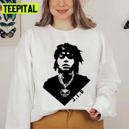 Merch Portrait Rapper Jid Black Art Unisex T-Shirt