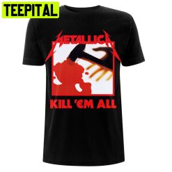 Meta Band Kill ’em All Tracklisting Whiplash Trending Unisex Shirt