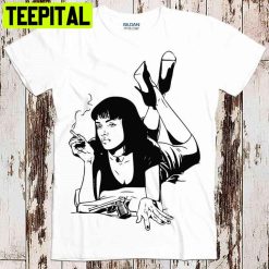 Mia Wallace Pulp Fiction Cult Movie Fashion Style Art Trending Unisex Shirt