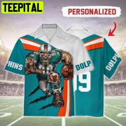 MIAMI DOLPHINS 99 MICHEAL FOOTBALL TEAM 3D APPAREL Hawaiian Shirt