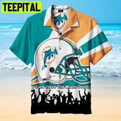 Miami Dolphins Baseball Hawaiian Shirt