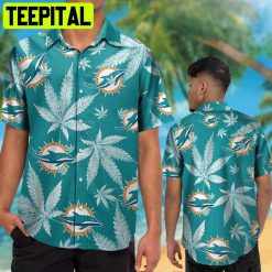 Miami Dolphins Hawaiian Tropical Aloha Hawaiian Shirt