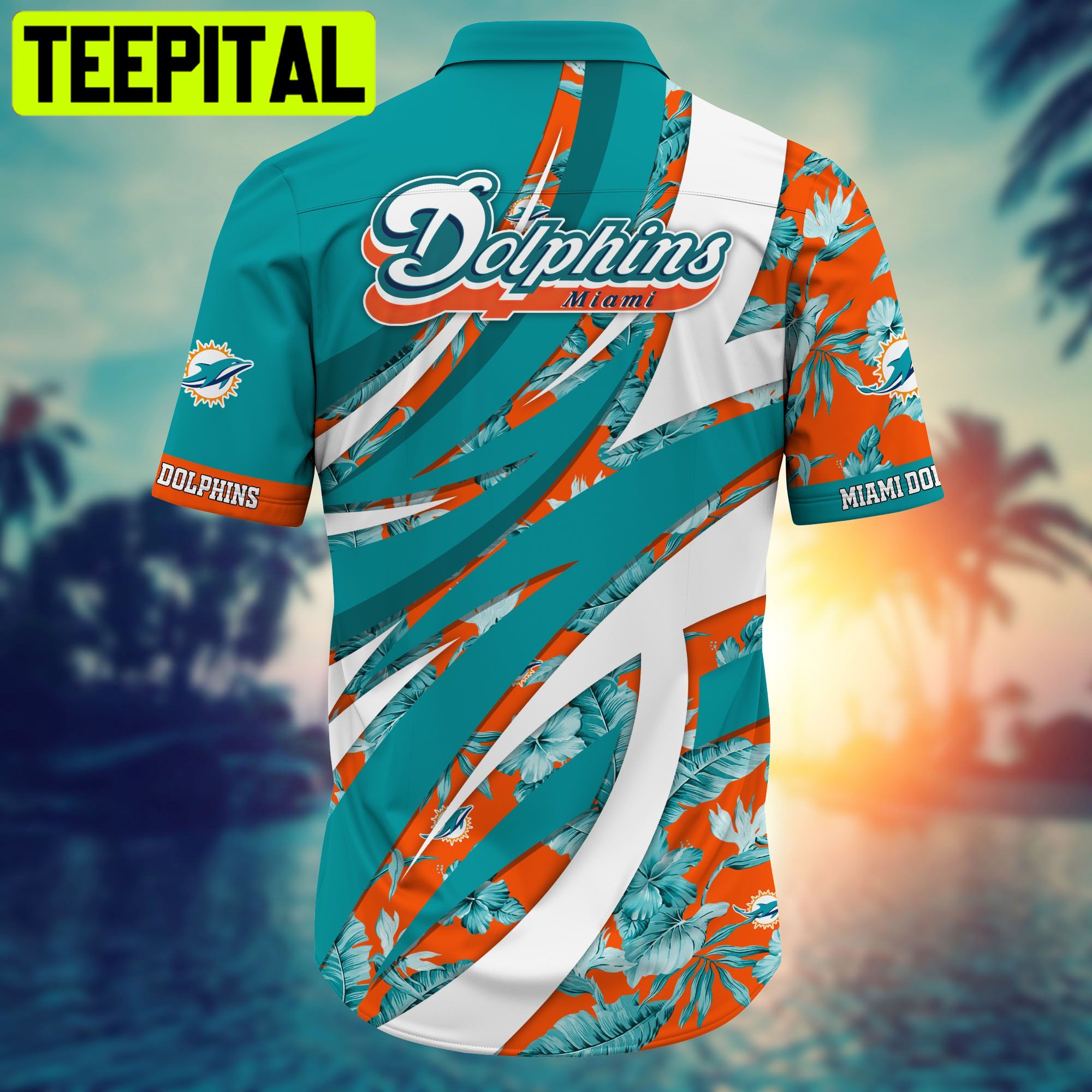 Miami Dolphins NFL Hawaiian Shirt Short Style Hot Trending Hawaiian Shirt