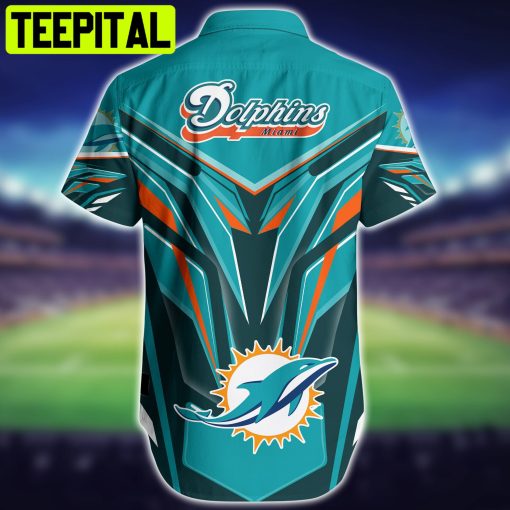 Miami Dolphins NFL Short Sport Hawaiian Shirt