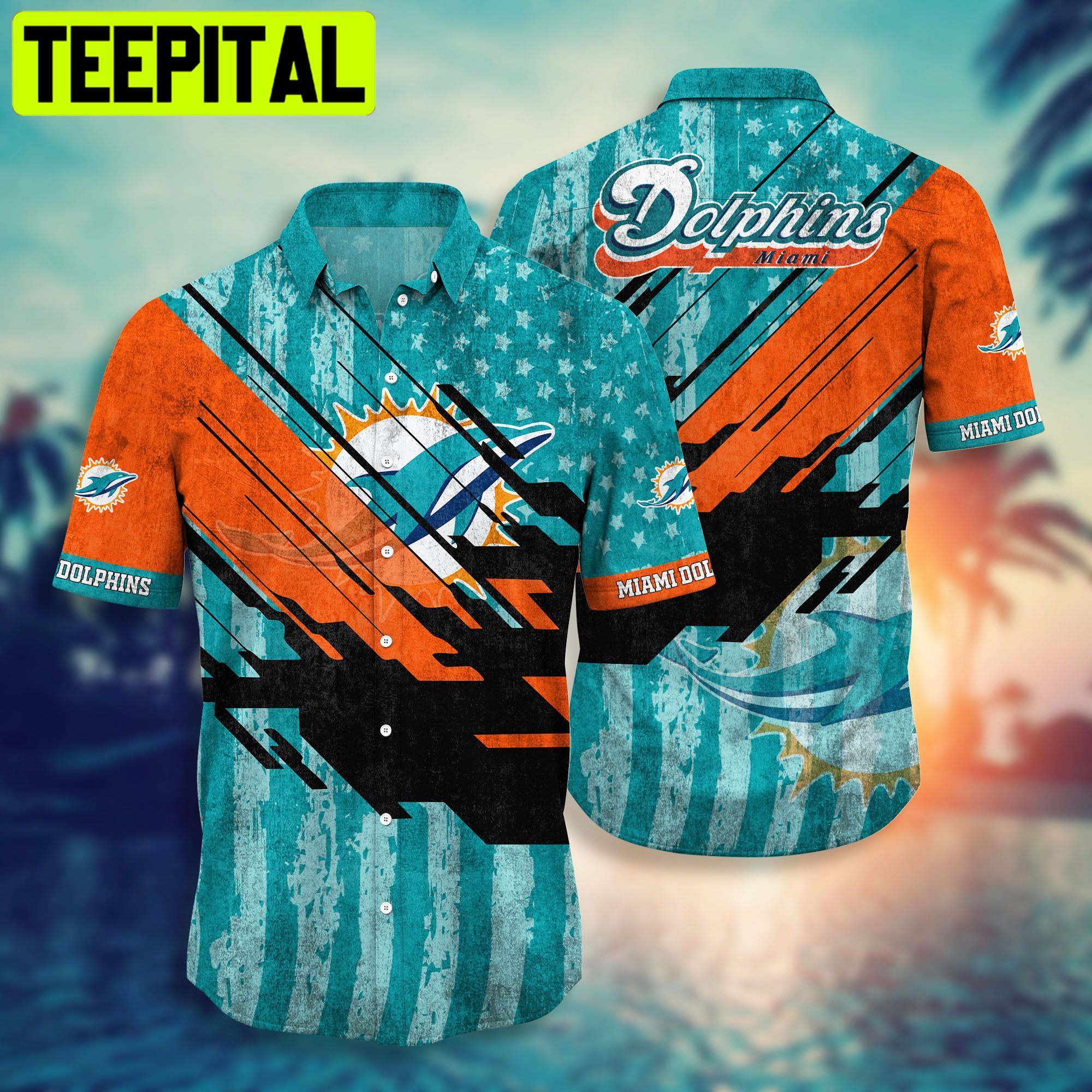 Miami Dolphins NFL Short Style Hot Trending 3D 01 Hawaiian Shirt