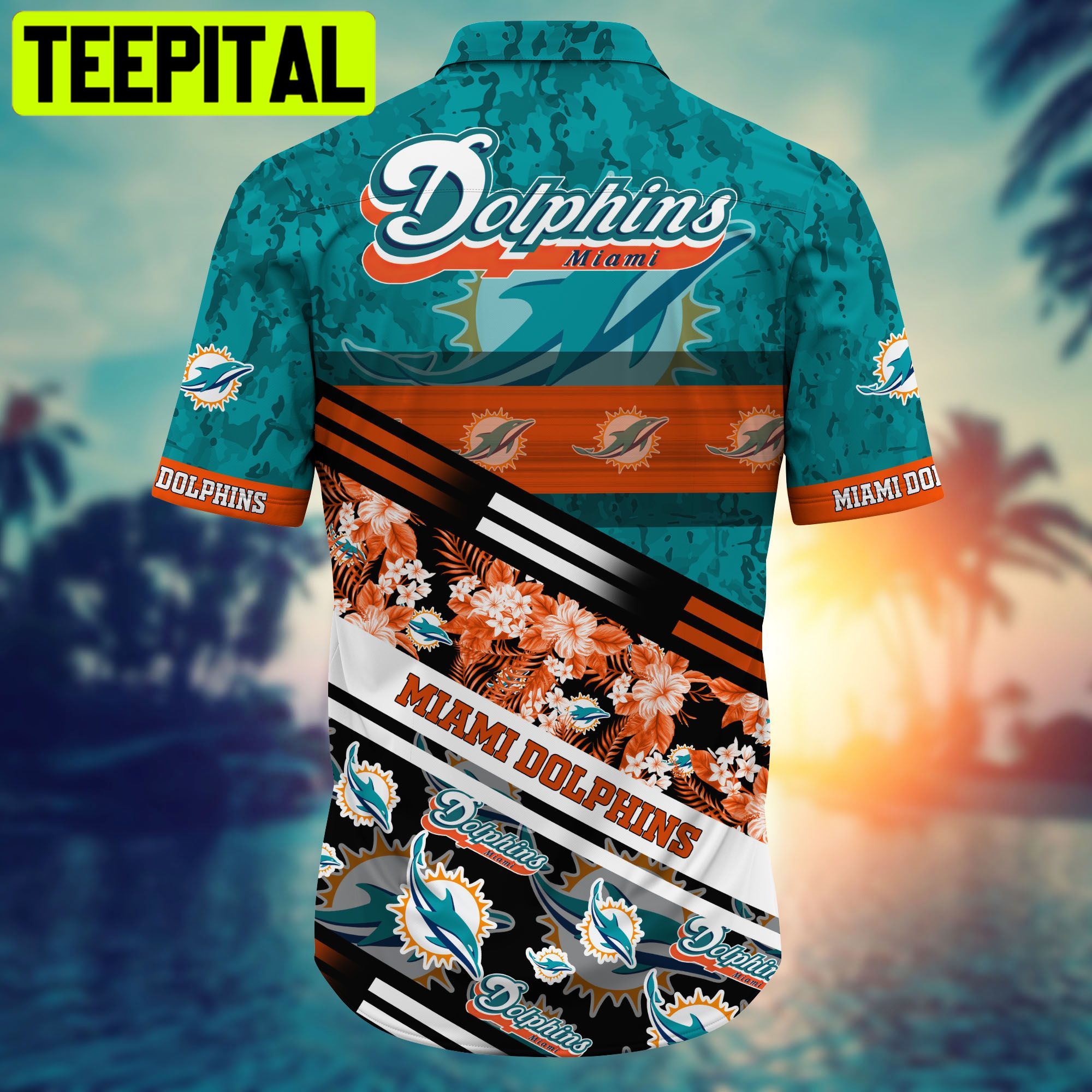 Miami Dolphins NFL Short Style Hot Trending 3D Hawaiian Shirt