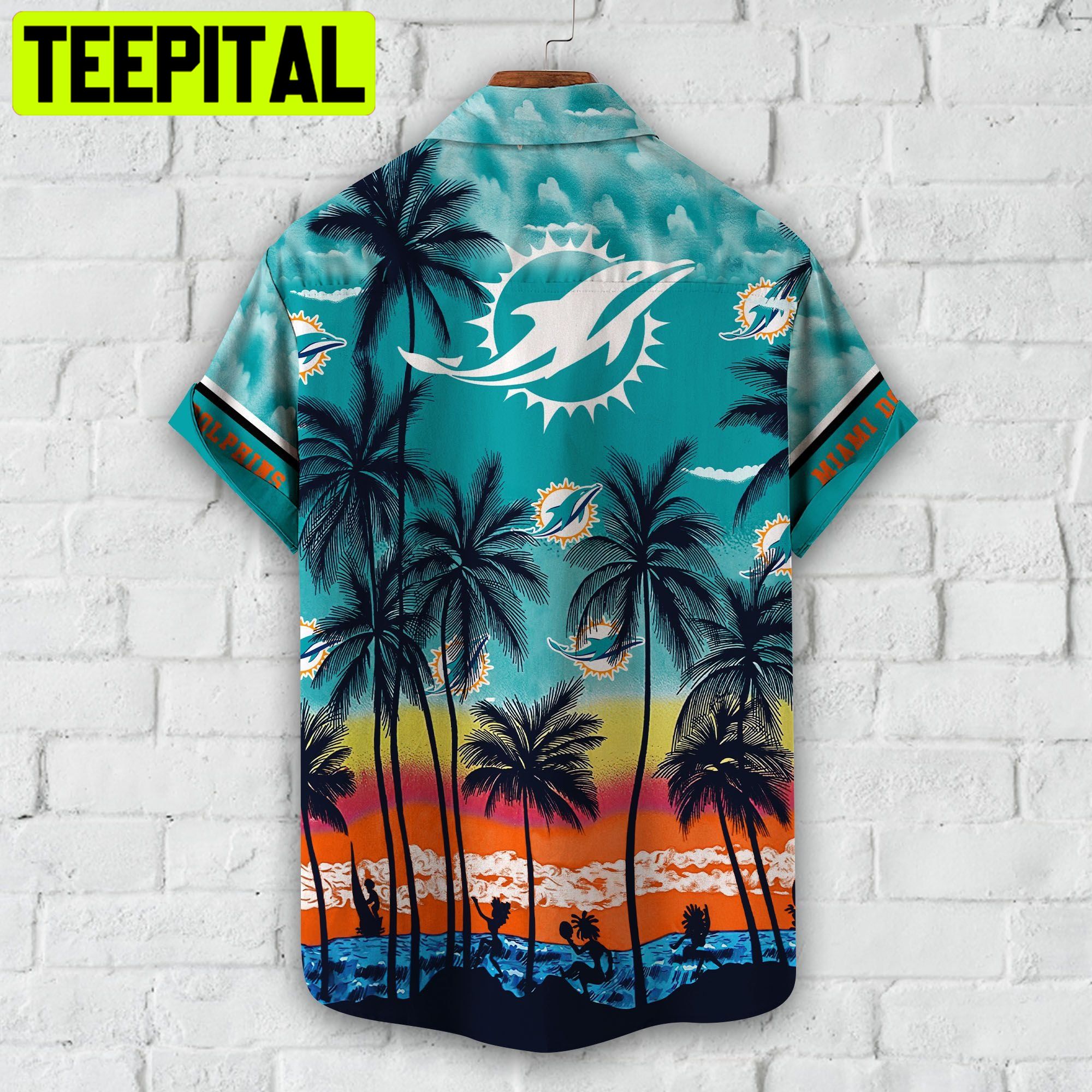 Miami Dolphins NFL & Short Summer Hawaiian Shirt