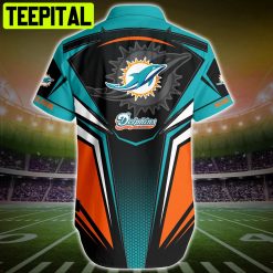 Miami Dolphins NFL Short T-shirt 3D For Fans 01 Hawaiian Shirt