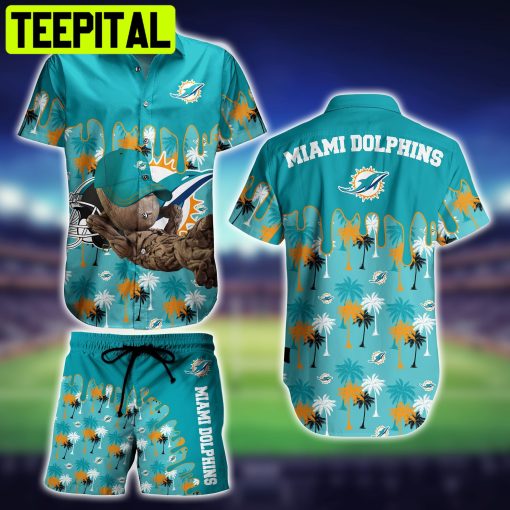 Miami Dolphins NFL Style Groot NA Hawaiian Shirt