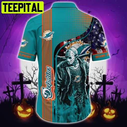 Miami Dolphins NFL T-shirt Jason Voorhees Style Hot Trending Hawaiian Shirt