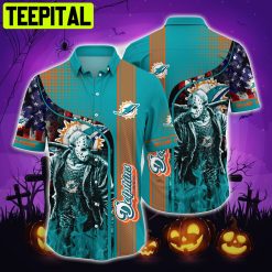 Miami Dolphins NFL T-shirt Jason Voorhees Style Hot Trending Hawaiian Shirt