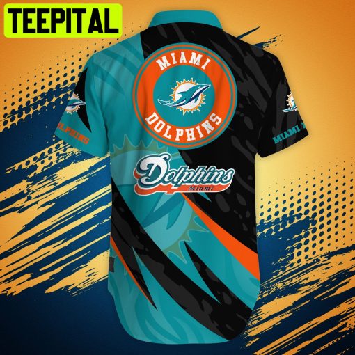 Miami Dolphins NFL T-shirt Shark Summer 3D Styles Hawaiian Shirt