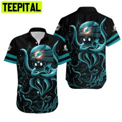 Miami Dolphins Octopus Summer Hawaiian Shirt