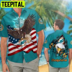 Miami Dolphins & SHORTS Luxury NFL Hawaiian Shirt