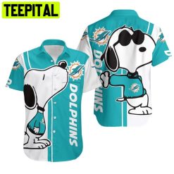 Miami Dolphins Snoopy Lover 3D Printed Hawaiian Shirt