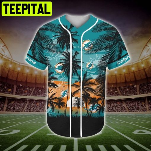 Miami Dolphins Tropical NFL Cool Hawaiian Shirt