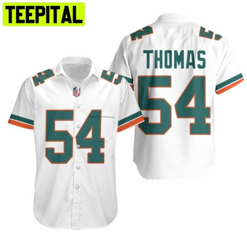 Miami Dolphins Zach Thomas #54 American Football Hawaiian Shirt