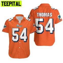 Miami Dolphins Zach Thomas #54 NFL American Football Hawaiian Shirt