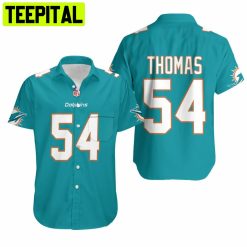 Miami Dolphins Zach Thomas #54 NFL American Football Team Hawaiian Shirt