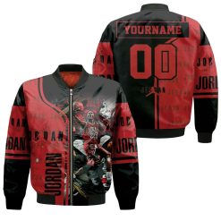 Michael Jordan 23 Chicago Bulls Legend Personalized Bomber Jacket