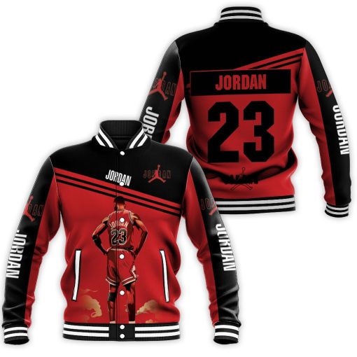 Michael Jordan 23 Chicago Bulls Standings Baseball Jacket