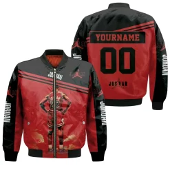 Michael Jordan 23 Chicago Bulls Standings Bomber Jacket