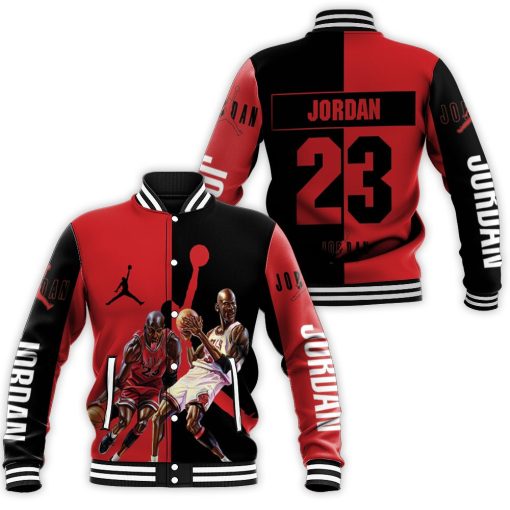 Michael Jordan 23 Legend Of Chicago Bulls Baseball Jacket