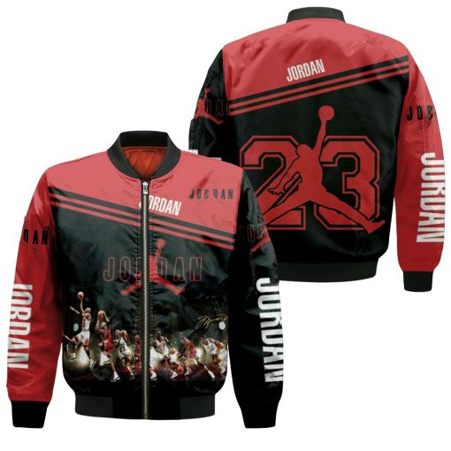 Michael Jordan Jump Shot Signature Bomber Jacket