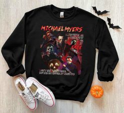 Michael Myers Horror Movie Characters Cool Art Pumpkin Halloween Unisex Sweatshirt