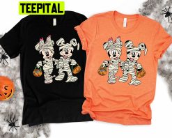 Mickey Mummy Mickey And Minnie Halloween Trending Unisex Shirt