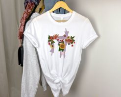 Middle Finger Floral Uterus Shirt