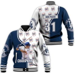 Mike Piazzas Los Angeles Dodgers Baseball Jacket