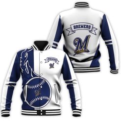 Milwaukee Brewers 3d Baseball Jacket