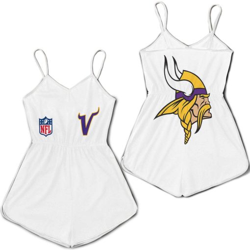 Minnesota Vikings Nfl Bomber Jacket 3d Jersey Romper