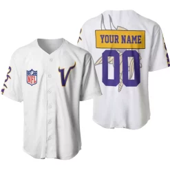 Minnesota Vikings Nfl Bomber Jacket 3d Personalized Baseball Jersey