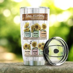 Mom Sunflower Stainless Steel Cup