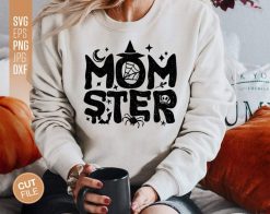 Momster Svg Funny Halloween Sweatshirt