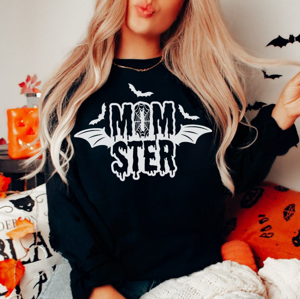 Momster SVG Halloween Sweatshirt