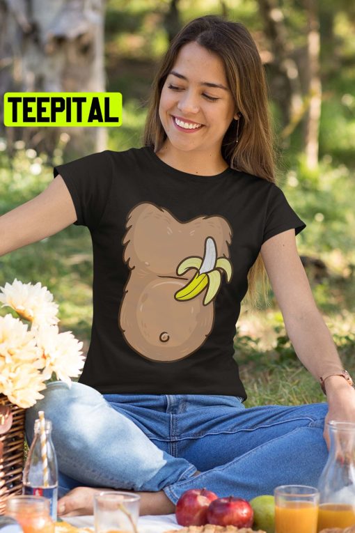 Monkey Anf Banana Trending Unisex Shirt