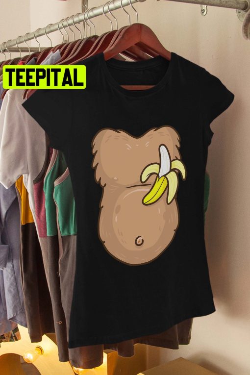 Monkey Anf Banana Trending Unisex Shirt