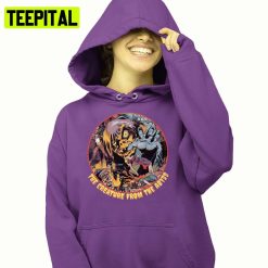 Monster Creature Vintage Comic Books Halloween Illustration Hoodie