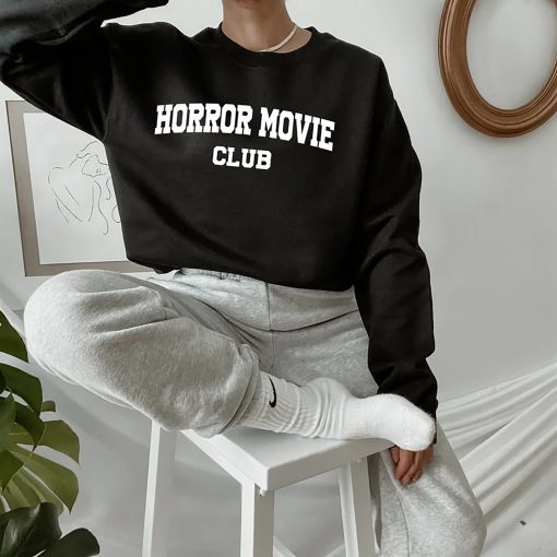 Movie Club Horror Movie Logo Pumpkin Halloween Unisex Sweatshirt