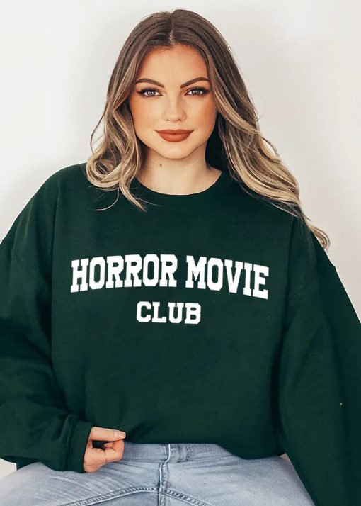 Movie Club Horror Movie Logo Pumpkin Halloween Unisex Sweatshirt