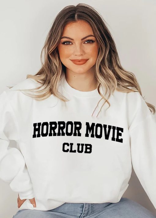 Movie Club Horror Movie Logo Pumpkin Halloween Unisex Sweatshirt