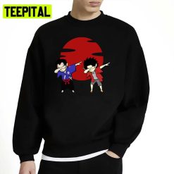 Mugen X Jin Samurai Dabbing Sunset Samurai Champloo Unisex Sweatshirt