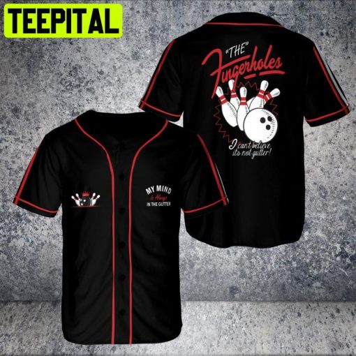 My Mind In The Gutter Bowling Gift New For Men 3D BaseBall Jersey