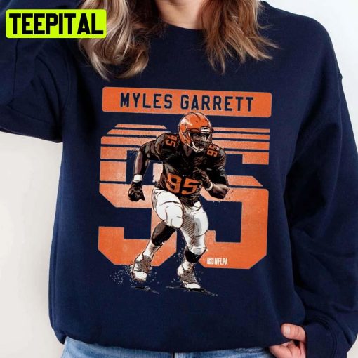 Myles Garrett 95 For Cleveland Browns Fans Unisex Sweatshirt